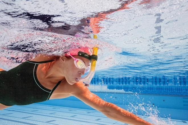 FINIS Pink Swimmers Snorkel 3 FINIS Pink Swimmers Snorkel - Image 3