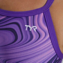 TYR Purple Vitality Durafast Elite® Diamondfit Swimsuit - TYR 11 TYR Purple Vitality Durafast Elite® Diamondfit Swimsuit - TYR -Aqua Shop DVITA7A 510 alt05
