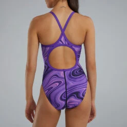 TYR Purple Vitality Durafast Elite® Diamondfit Swimsuit - TYR 13 TYR Purple Vitality Durafast Elite® Diamondfit Swimsuit - TYR -Aqua Shop DVITA7A 510 alt07