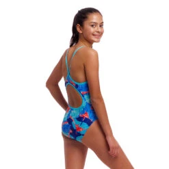 Funkita Lotsa Leaves Girls Diamond Back - Funkita -Aqua Shop FKS033G LOTSA LEAVES 12