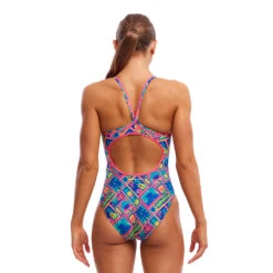 Funkita Ladies Coco Canel Diamond Back One Piece - Funkita 9 Funkita Ladies Coco Canel Diamond Back One Piece - Funkita -Aqua Shop FKS033L COCO CANEL 02
