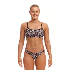 Funkita Some Zoo Life Ladies Swim Crop Top - Funkita