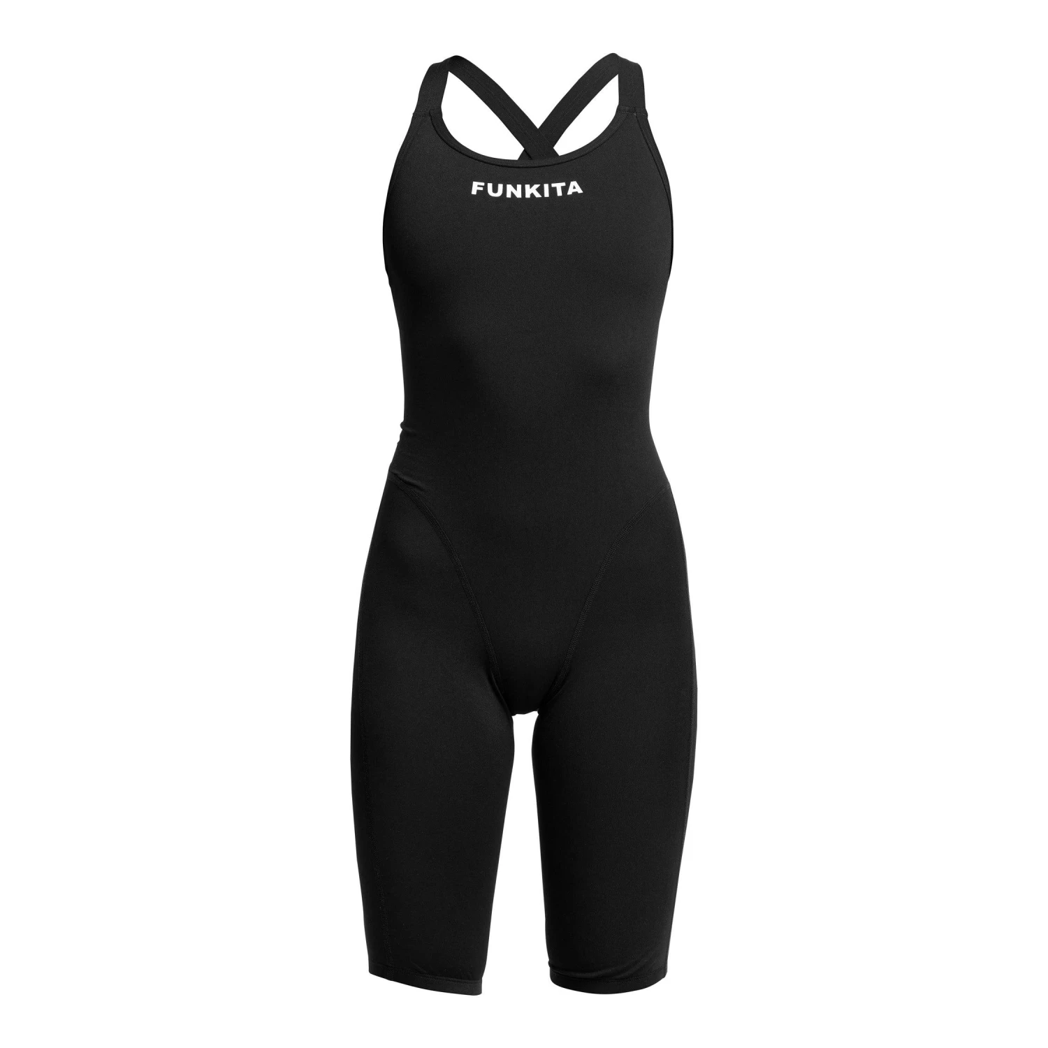 Funkita Girls Fast Legs One Piece Still Black - Funkita 1 Funkita Girls Fast Legs One Piece Still Black - Funkita