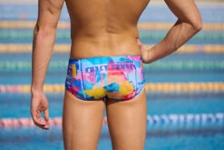 Funky Trunks Pixel Paradise Mens Classic Trunk -Aqua Shop FTS001M PIXEL PARADISE 31