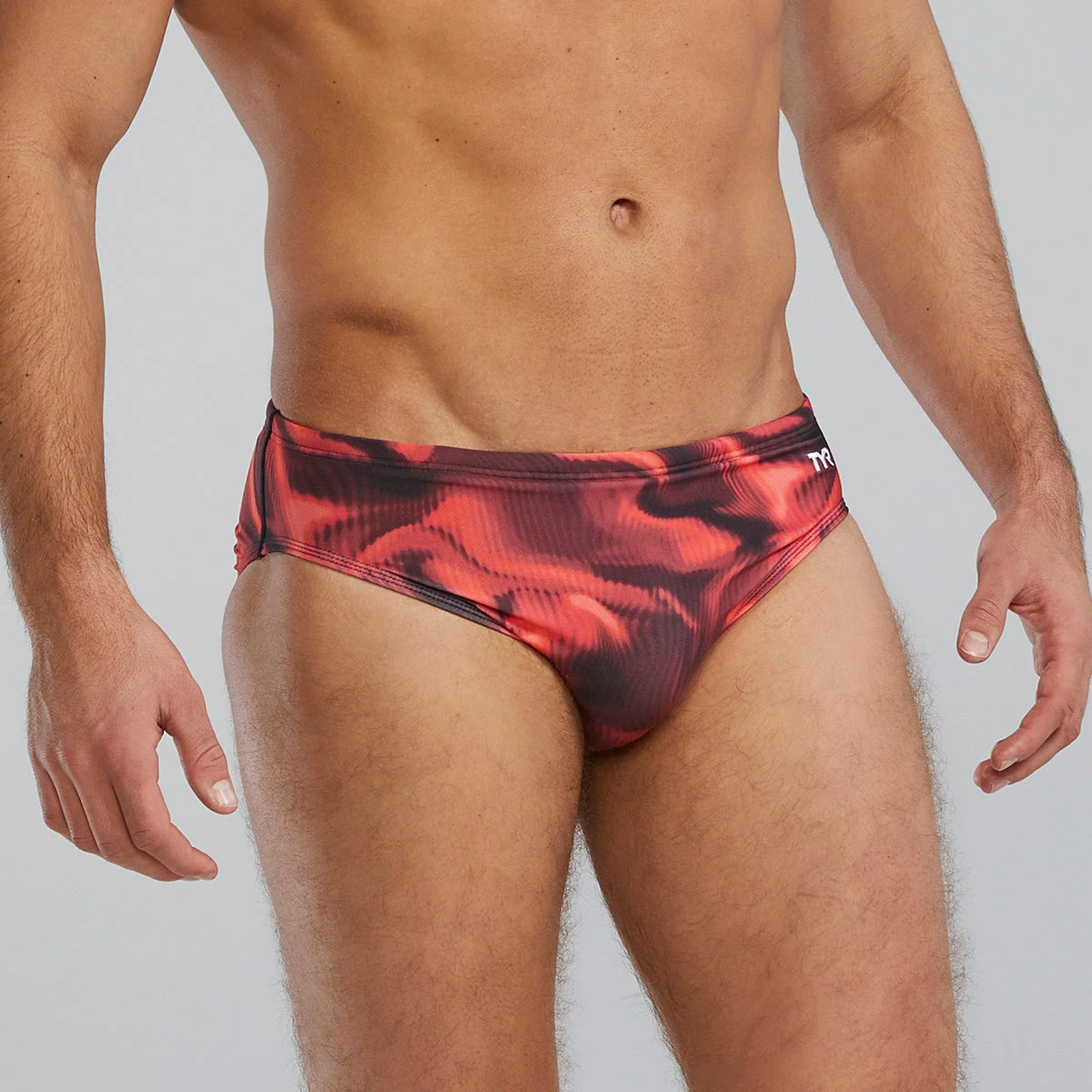 TYR Red Wave Durafast Elite® Men's Brief 1 TYR Red Wave Durafast Elite® Men's Brief