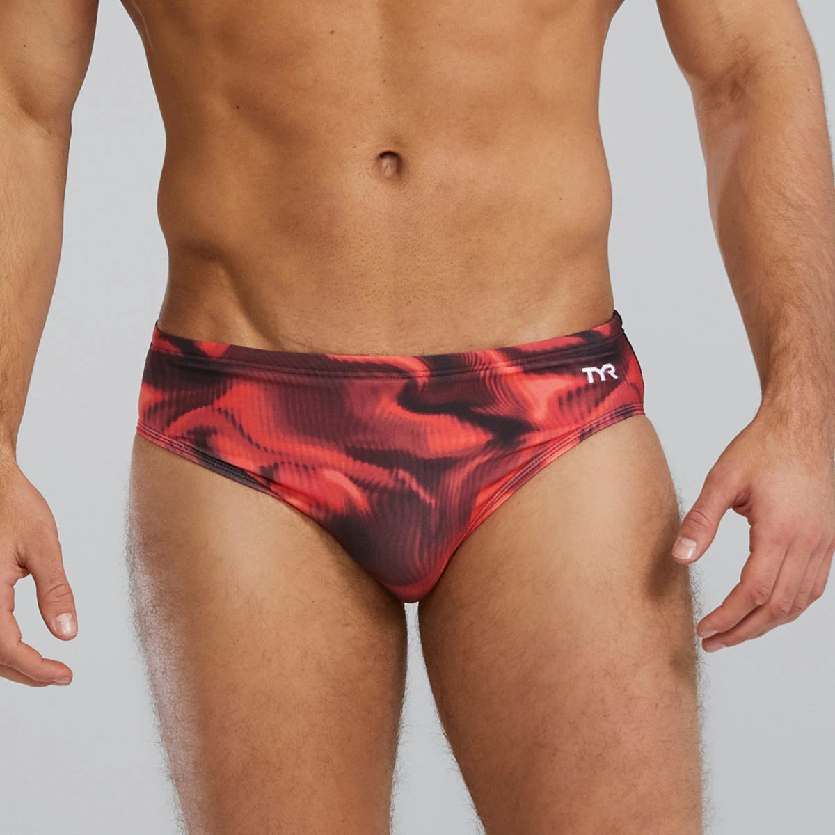 TYR Red Wave Durafast Elite® Men's Brief 2 TYR Red Wave Durafast Elite® Men's Brief - Image 2