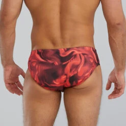 TYR Red Wave Durafast Elite® Men's Brief 5 TYR Red Wave Durafast Elite® Men's Brief -Aqua Shop RWAV7A 610 main02