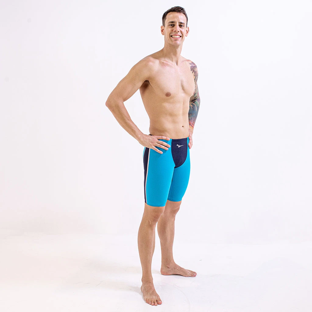 FINIS Rival 1.0 Navy/Aqua Jammer Race Suit 2 FINIS Rival 1.0 Navy/Aqua Jammer Race Suit - Image 2