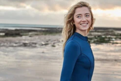 ZONE3 Womens Yulex Long Sleeve Swimsuit -Aqua Shop Women s Yulex Swimwear NA23WYLSS103 lifestyle image 3