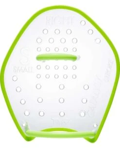 TYR Catalyst Stroke Training Paddles -Aqua Shop lcatstk green clear rt 1