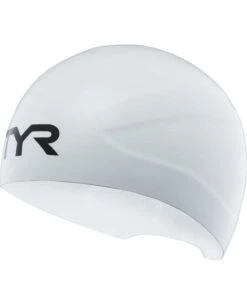 TYR Black Wall Breaker Silicone Race Cap 2.0 -Aqua Shop lcwbrkr2 100 alt1