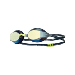 TYR Blackops 140EV Gold Racing Mirrored Adult Goggles - TYR