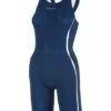 Dolfin Female Navy Titanium Racing Knee Suit - Dolfin